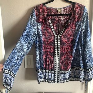 Boho Lucky Brand blouse